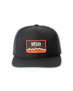 Stio A Mountain Company Hat -Stio Online Store A Mountain Company Patch Trucker Hat Black