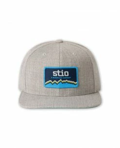 Stio A Mountain Company Hat -Stio Online Store A Mountain Company Patch Trucker Hat Gray Heather