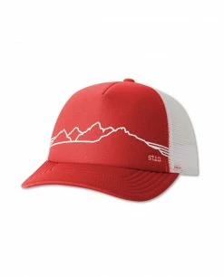 Stio Teton Elevations Trucker 7 Stio Teton Elevations Trucker -Stio Online Store Ball Cap Hat Teton Elevations Trucker Red b85c7c27 9012 43c1 a39b f2424bcaca2d