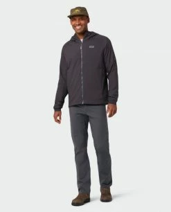 Stio Men's Alpiner Hooded Jacket 33 Stio Men's Alpiner Hooded Jacket -Stio Online Store M Alpiner Hooded Jacket Boundary Black 1 Full