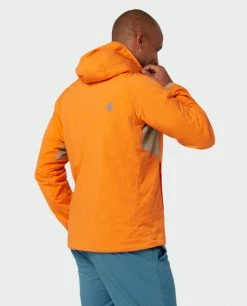Stio Men's Alpiner Hooded Jacket 39 Stio Men's Alpiner Hooded Jacket -Stio Online Store M Alpiner Hooded Jacket Orange Peel 4 Top