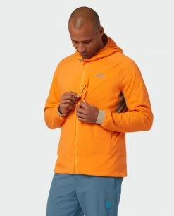 Stio Men's Alpiner Hooded Jacket 37 Stio Men's Alpiner Hooded Jacket -Stio Online Store M Alpiner Hooded Jacket Orange Peel 5 Top