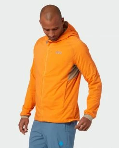 Stio Men's Alpiner Hooded Jacket 38 Stio Men's Alpiner Hooded Jacket -Stio Online Store M Alpiner Hooded Jacket Orange Peel 6 Top