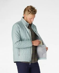 Stio Men's Azura Insulated Jacket -Stio Online Store M Azura Jacket Lunar Mist 2 a86eb6d4 3502 4f24 a136 149e0f7c99ee