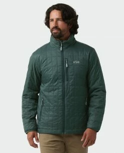 Stio Men's Azura Insulated Jacket -Stio Online Store M Azura Jacket Treeline Green 1