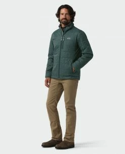 Stio Men's Azura Insulated Jacket -Stio Online Store M Azura Jacket Treeline Green 3
