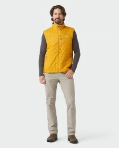 Stio Men's Azura Insulated Vest -Stio Online Store M Azura Vest Pollen 1 Full