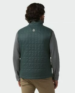 Stio Men's Azura Insulated Vest -Stio Online Store M Azura Vest Treeline Green 2