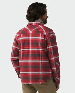 Stio Men's Buckhorn Insulated Snap Shirt 34 Stio Men's Buckhorn Insulated Snap Shirt -Stio Online Store M Buckhorn Insulated Snap Shirt Roasted Beet Plaid 2