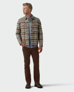 Stio Men's Buckhorn Insulated Snap Shirt 40 Stio Men's Buckhorn Insulated Snap Shirt -Stio Online Store M Buckhorn Insulated Snap Shirt Rodeo Dust Plaid 6