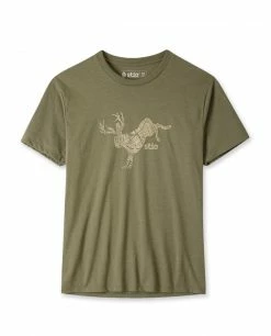 Stio Men's Bucking Jackalope Tee -Stio Online Store M Bucking Jack Military