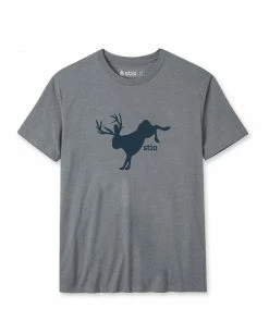 Stio Men's Bucking Jackalope Tee -Stio Online Store M Bucking Jack Stone