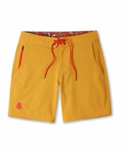 Stio Men's CFS Board Short - 16" -Stio Online Store M CFS Board Short 16 Inches Amber Resin