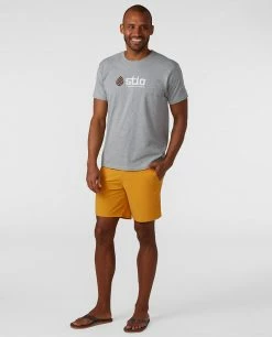 Stio Men's CFS Board Short - 16" -Stio Online Store M CFS Board Short Amber Resin 16 4