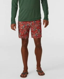 Stio Men's CFS Board Short - 16" -Stio Online Store M CFS Board Short Poppy Floral 16 1
