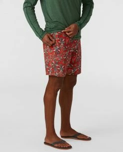 Stio Men's CFS Board Short - 16" -Stio Online Store M CFS Board Short Poppy Floral 16 2