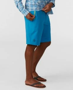 Stio Men's CFS Board Short - 19" -Stio Online Store M CFS Board Short Rapid Blue 19 3