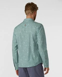 Stio Men's CFS Shirt -Stio Online Store M CFS Shirt Lily Pad Floral 2