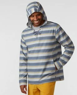 Stio Men's CFS Sun Hoodie -Stio Online Store M CFS Sun Hoodie Storm Cloud Stripe 2