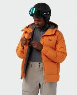 Stio Men's Colter INFINIUM™ Down Jacket -Stio Online Store M Colter Infinium Down Jacket Burnt Orange 5
