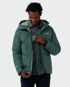 Stio Men's Colter INFINIUM™ Down Jacket -Stio Online Store M Colter Infinium Down Jacket Treeline Green 2