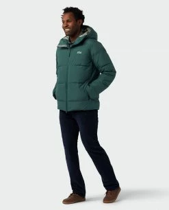 Stio Men's Colter INFINIUM™ Down Jacket -Stio Online Store M Colter Infinium Down Jacket Treeline Green 7