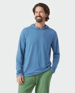 Stio Men's Divide Hooded Pullover 17 Stio Men's Divide Hooded Pullover -Stio Online Store M Divide Hooded Pullover Sturdy Blue Heather 3 Top