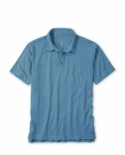 Stio Men's Divide Polo -Stio Online Store M Divide Polo Sturdy Blue Heather