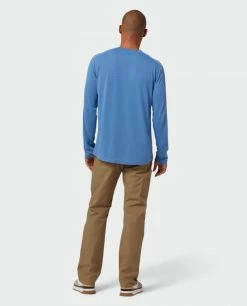 Stio Men's Divide Tee LS -Stio Online Store M Divide Tech Tee LS Sturdy Blue 2 Full