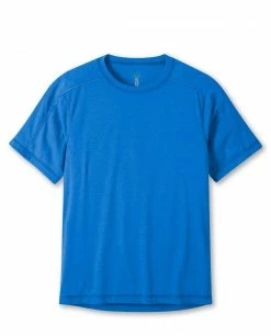 Stio Men's Divide Tee SS -Stio Online Store M Divide Tech Tee SS Blue Jolt