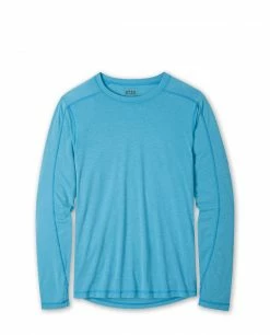 Stio Men's Divide Tee LS -Stio Online Store M Divide Tee LS Speedy Stream Heather