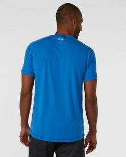 Stio Men's Divide Tee SS -Stio Online Store M Divide Tee SS Blue Jolt 2