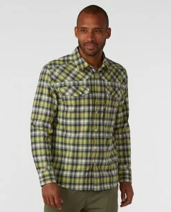 Stio Men's Eddy Drift Shirt LS 33 Stio Men's Eddy Drift Shirt LS -Stio Online Store M Eddy Drift Shirt LS Honeydew Plaid 1