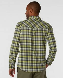 Stio Men's Eddy Drift Shirt LS 34 Stio Men's Eddy Drift Shirt LS -Stio Online Store M Eddy Drift Shirt LS Honeydew Plaid 3