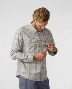 Stio Men's Eddy Drift Shirt LS 47 Stio Men's Eddy Drift Shirt LS -Stio Online Store M Eddy Drift Shirt LS Pebble Plaid 1