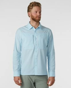 Stio Men's Eddy Guide Shirt LS -Stio Online Store M Eddy Guide Shirt Misty Cloud 1
