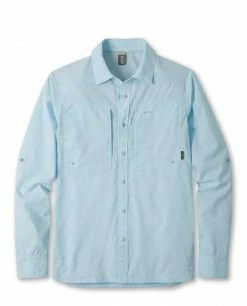 Stio Men's Eddy Guide Shirt LS -Stio Online Store M Eddy Guide Shirt Misty Cloud