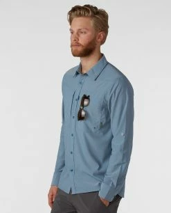 Stio Men's Eddy Guide Shirt LS -Stio Online Store M Eddy Guide Shirt River Shimmer 4