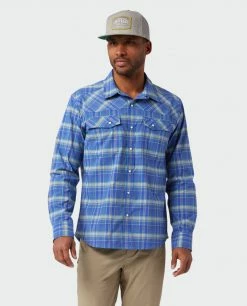 Stio Men's Eddy Shirt LS 38 Stio Men's Eddy Shirt LS -Stio Online Store M Eddy Shirt LS Skyline Plaid 3 Top