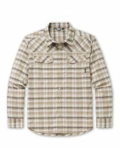 Stio Men's Eddy Shirt LS 36 Stio Men's Eddy Shirt LS -Stio Online Store M Eddy Shirt LS Topo Tan Plaid