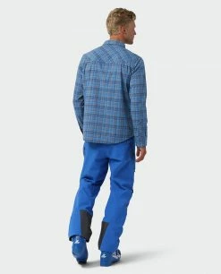 Stio Men's Eddy Slope Shirt -Stio Online Store M Eddy Slope Shirt Alpine Lake Plaid 5