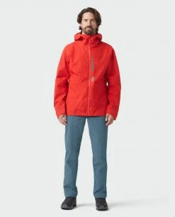 Stio Men's Ender PACLITE® Hooded Jacket 27 Stio Men's Ender PACLITE® Hooded Jacket -Stio Online Store M Ender Paclite Hooded Jacket Risk Red 1 Full