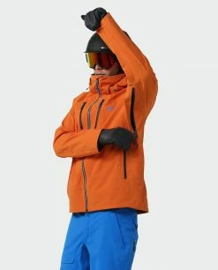 Stio Men's Environ Jacket -Stio Online Store M Environ Jacket Burnt Orange 3