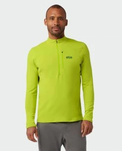 Stio Men's Fremont Stretch Fleece Half Zip 62 Stio Men's Fremont Stretch Fleece Half Zip -Stio Online Store M Fremont Stretch Fleece Half Zip Lime Zest 3 Top