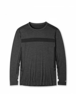 Stio Men's Basis® Seamless Tech Crew -Stio Online Store M Full Range Seamless Crew Boundary Black Heather