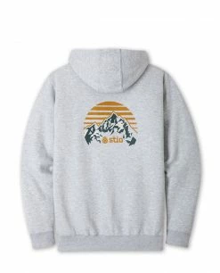 Stio Online Store -Stio Online Store M Grand Horizon Hoodie Gray Heather Back