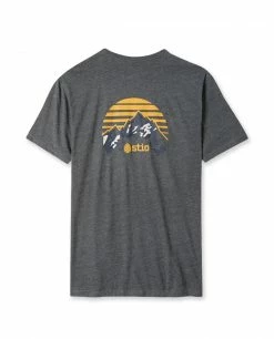Stio Men's Grand Horizon Tee -Stio Online Store M Grand Horizon Tee Charcoal Back