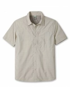 Stio Men's Hagen Trail Shirt -Stio Online Store M Hagen Trail Shirt Pebble Plaid