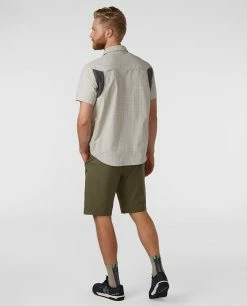 Stio Men's Hagen Trail Shirt -Stio Online Store M Hagen Trail Shirt Pebble Plaid 4