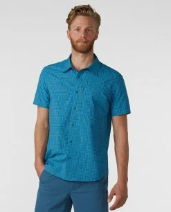 Stio Men's Hagen Trail Shirt -Stio Online Store M Hagen Trail Shirt River Shimmer Plaid 11